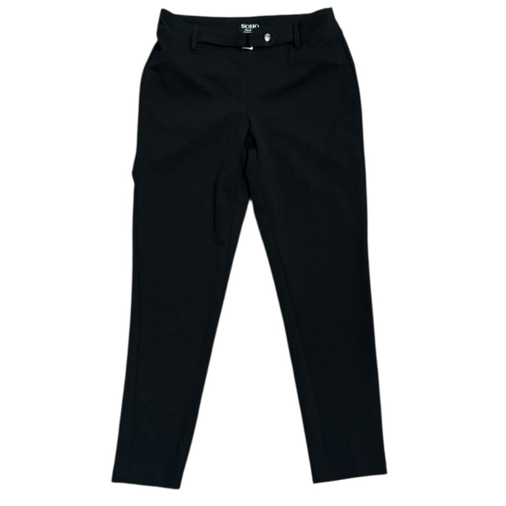 SOHO stretchy skinny dress pants with faux belt size small